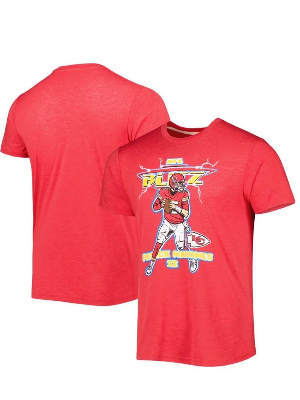 Kansas City Chiefs Patrick Mahomes Homage NFL Blitz T-Shirt Size Medium NWOT